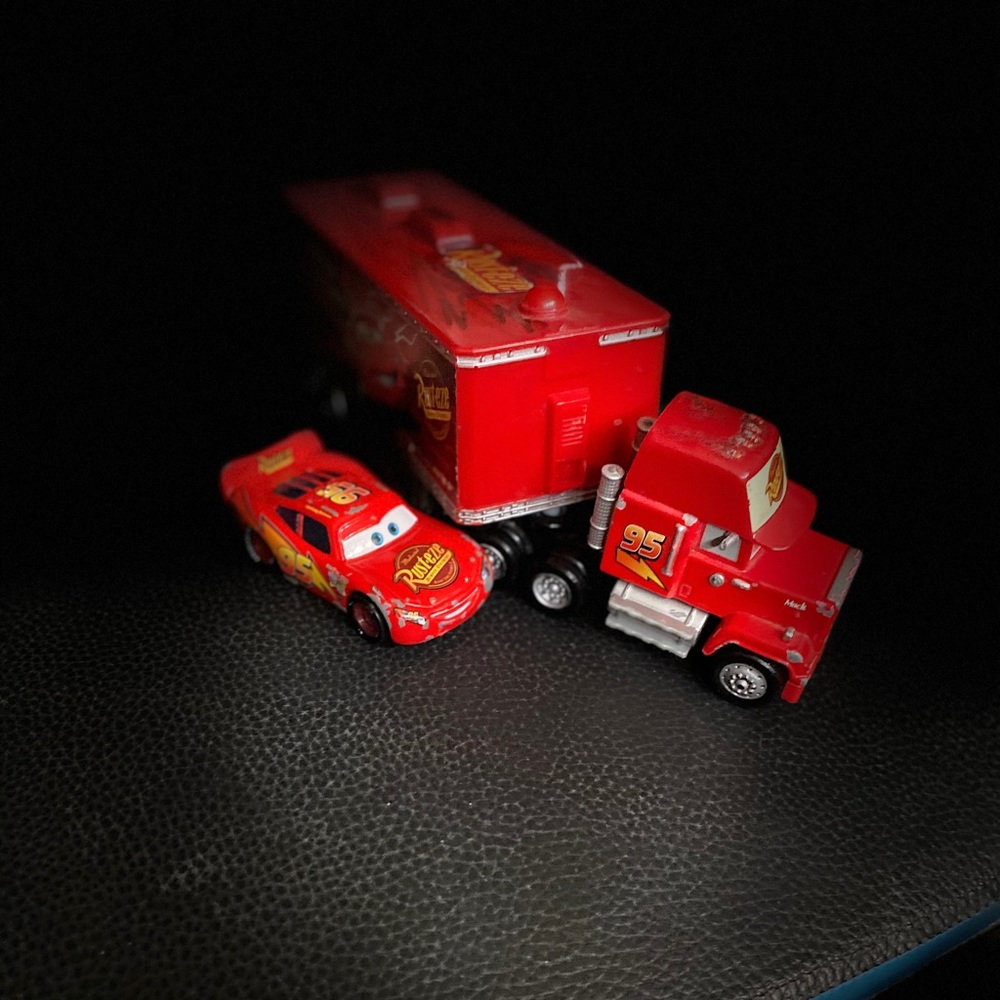 Cars movie 1st edition Macqueen and Mack set .